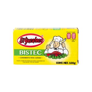 EL YUCATECO Bistec, Condimento para Carnes - Gewürzpaste für Fleisch, 100g