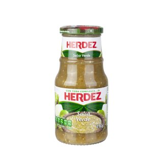 Salsa Verde HERDEZ Grüne Soße aus Mexiko, Glas 453g