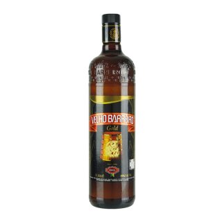 VELHO BARREIRO GOLD 3 Anos Cachaca 1,0 L 39% vol.