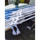 Hängematte MIKONOS blau, für 2 Personen, 100% Baumwolle