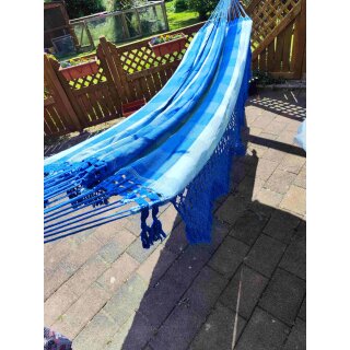 Hängematte FLAG blau, für 1-2 Personen, 100% Baumwolle