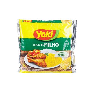 YOKI Gewürztes Maismehl Farofa Pronta de Milho 500g
