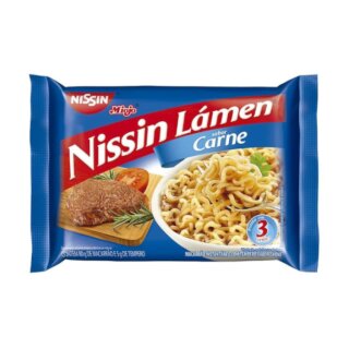 MIOJO Nissin Lámen Fleischgeschmack - Macarrão Miojo Lámen Sabor Carne, 85g