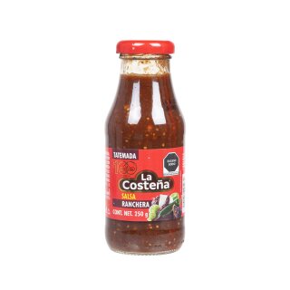 LA COSTEÑA Rote Mexikanische Soße Ranchera - Salsa Ranchera, 250g SONDERPREIS MHD 26.06.2026