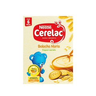 CERELAC Bolacha Maria, NESTLÉ Zubereitung für Milchbrei mit Maria-Kekse